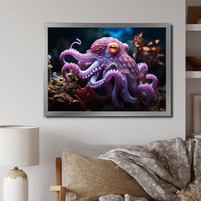 " Purple Octopus Mystical Encounter "