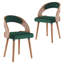 Chaise de salle à manger rembourrée avec structure en bois-459878687-468840567