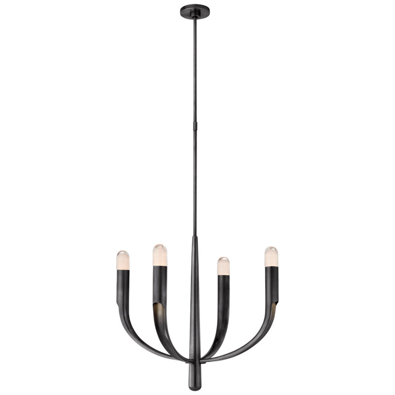 Verso 4 - Light LED Chandelier, Bronze