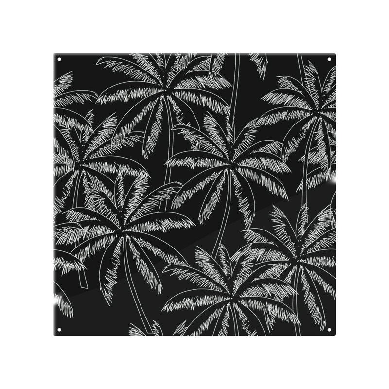Palm Trees On Splash Back, 80cm L x 60cm W