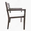 Ensemble de salle à manger 7 pièces pour l'extérieur, table en bois avec 6 chaises pour la pelouse, la cour, la terrasse du jardin, au bord de la piscine-1076329426