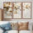 Toile avec cadre flottant brun