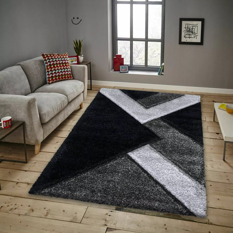 Shag Area Rug, Rectangle 160 x 230 cm