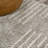 Petra Abstract Stripe Geometric Shag Gray/Ivory Rug-2138115548