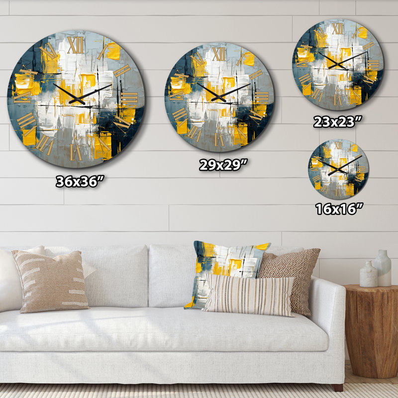 Horloge murale abstraite, Petit