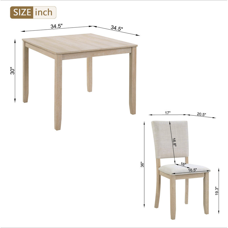 Ensemble de table à manger moderne pour 4 personnes avec 4 chaises, ensemble de table à manger pour 4 personnes, 5 pièces pour le salon, la cuisine et la salle à manger