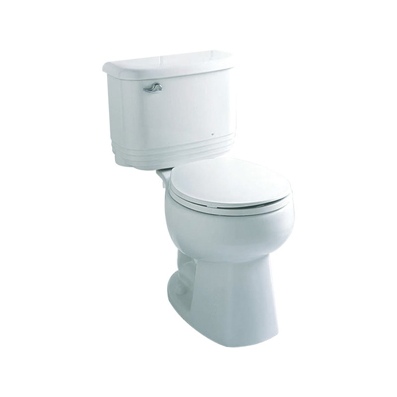 Toilette 2 pièces à devant rond 1,6 GPF Riverton, Blanc