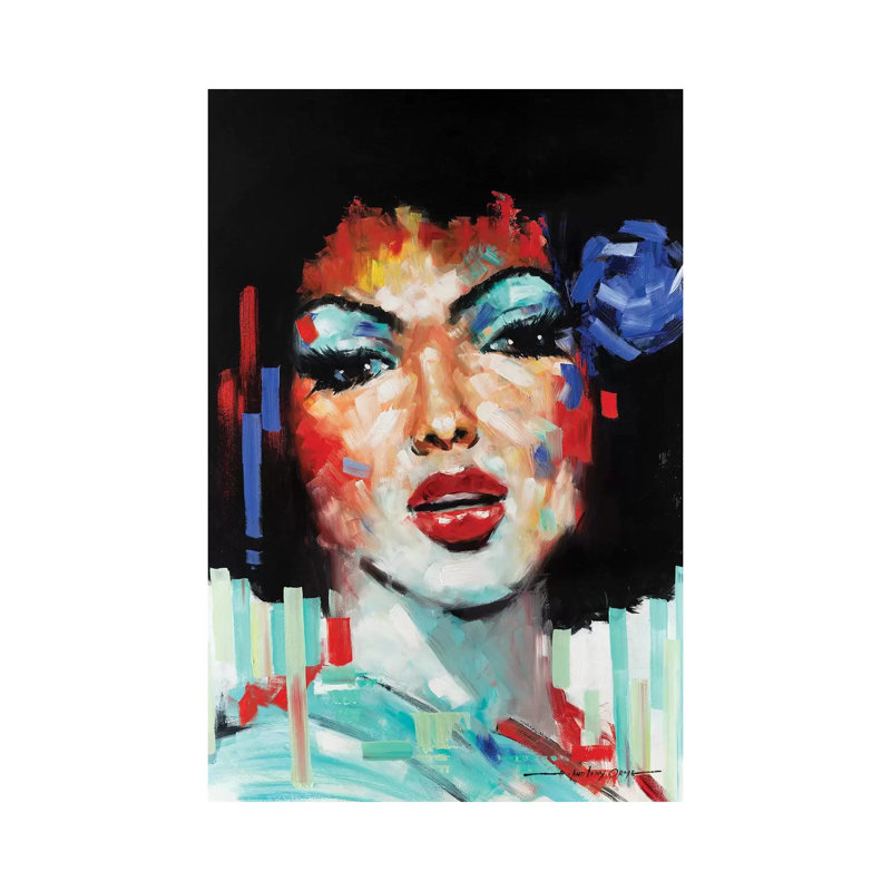 Confetti Girl I by E.A. Orme - Wrapped Canvas Print, 30.48cm H x 20.32cm W