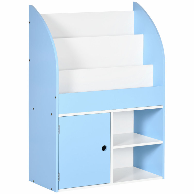 Adisan 36.5'' H X 25.75'' W Furniture Book Display, Blue