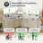 L Shaped Standing Desk With Drawers, Shelf, Adjustable Gaming Table For Home, Office, Gamer-320722727-320722726