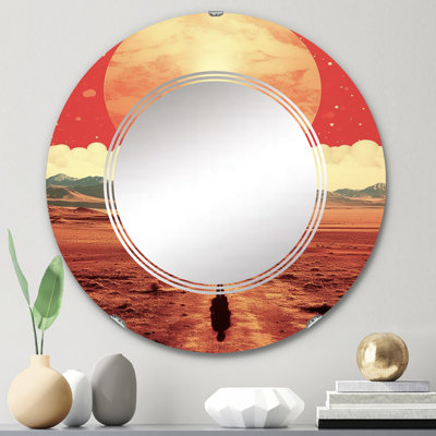 Sackerton - Miroir mural moderne rond