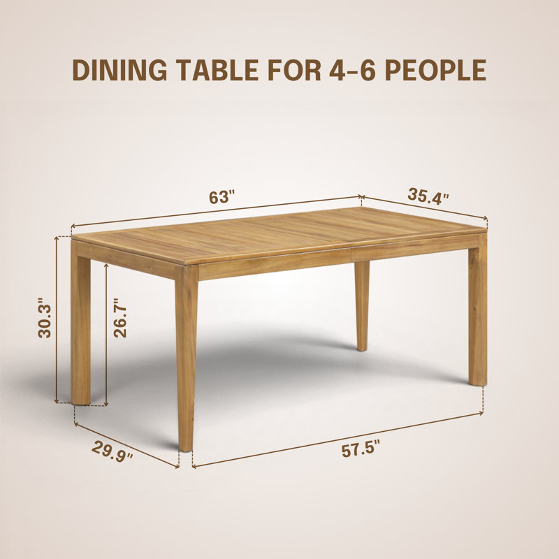 Table de salle à manger NTC Noma , 1 pièce - Table de salle à manger Noma