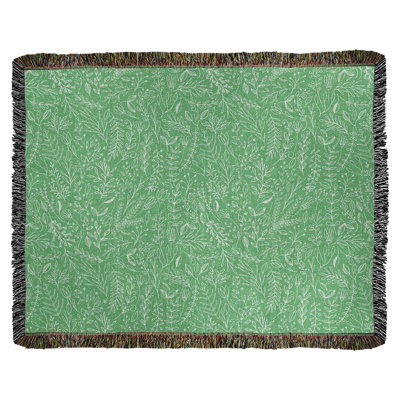 Couverture en coton tissé Katelyn Elizabeth Ditsy