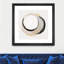 «Ring Of Gold I» mat et encadré 30 po x 30 po-1031603711