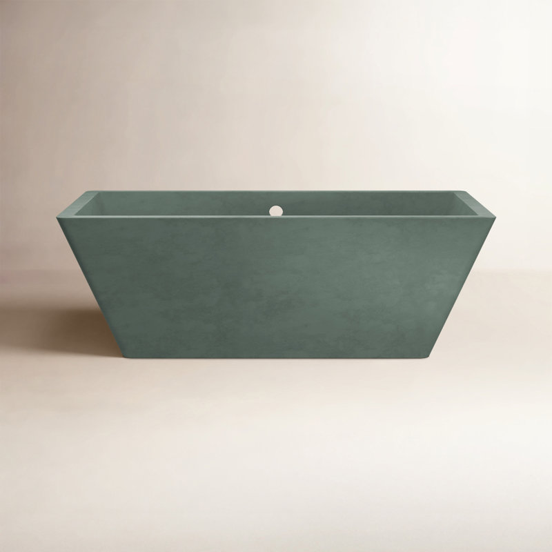 Mendocino 66 in. L Freestanding Soaking Tub, Forest