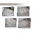 Bathroom Rugs Set of 4, Ultra Soft Microfiber Mats, Absorbent & Quick Drying, Non-Slip Rubber Backing, Machine Washable Bathroom Mats, Toilet – 20x32, 24x40, 20x20, 18x18 Green-1542166449