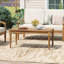 Timeless Acacia Wood Outdoor Coffee Table