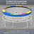 14 FT Plastic Spring Cover Pad Multicolor