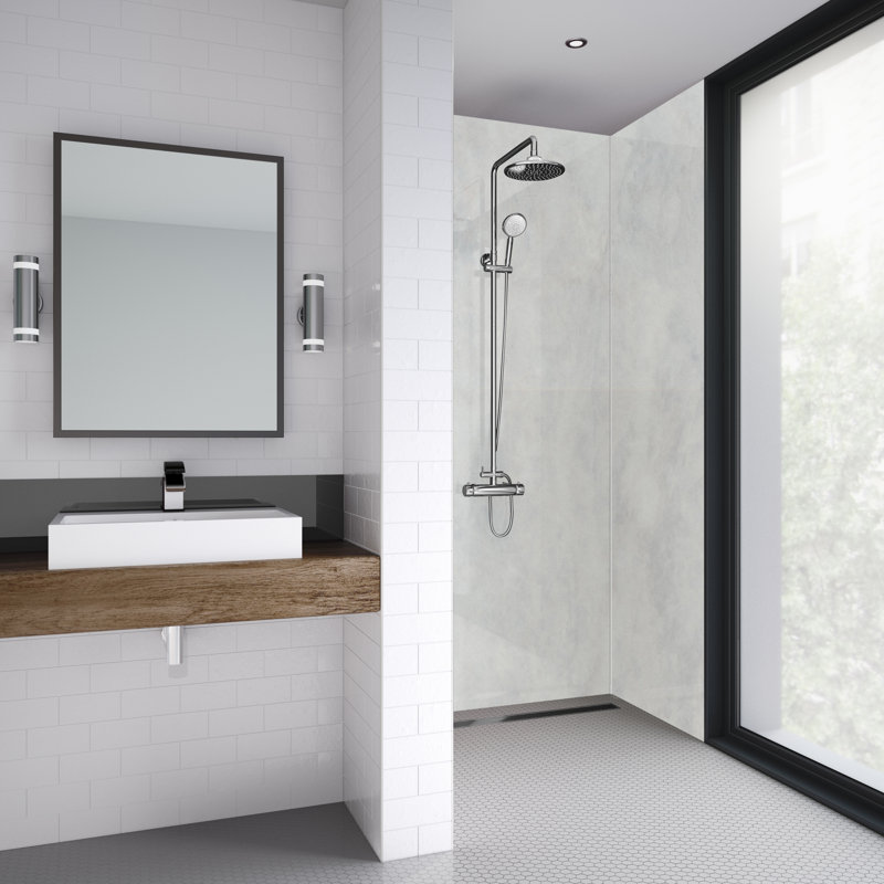 120mm W x 242mm H Decorative Wall Panel with Glass