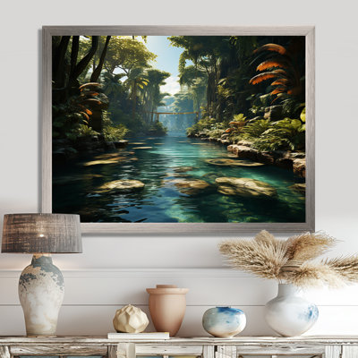 Dominican Tropical Oasis II - Coastal Beach Canvas Art