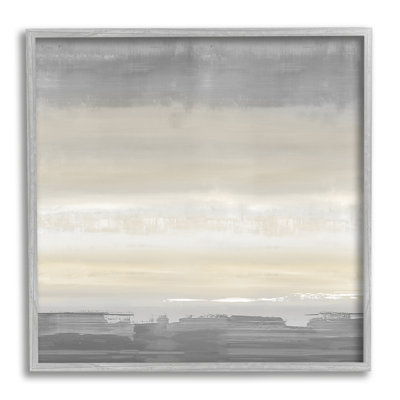 " Grey Abstract Landscape " Acrylic Print