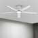 52" Elvert Flush Mount Ceiling Fan with LED Lights