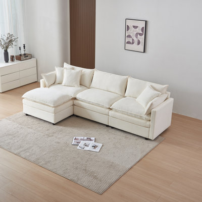 Modular L-Shaped Sectional Sofa