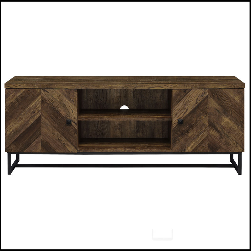 Chase Rustic Oak 2-Door TV console