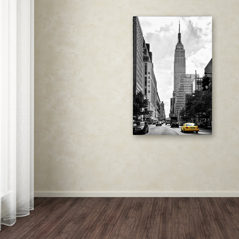 «Living in New York», reproduction de photo sur toile tendue, H 32 po x l 22 po x P 2 po