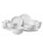Latitude Run® 16-piece White Bone China Dinnerware With Lightweight Durable Chip Resistant Design Service For 4