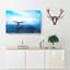 Whale Tail from the Ocean - Wrapped Canvas-56641685