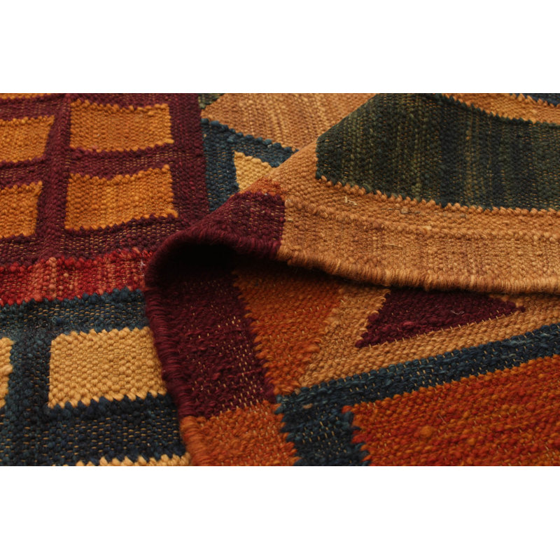 Tapis de la zone en laine 6 pi x 9 pi anatolian one-of-kind main-noué la new age Sundance