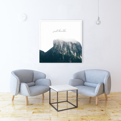 Just Breathe - Scandinavian Canvas for Bedroom Decor