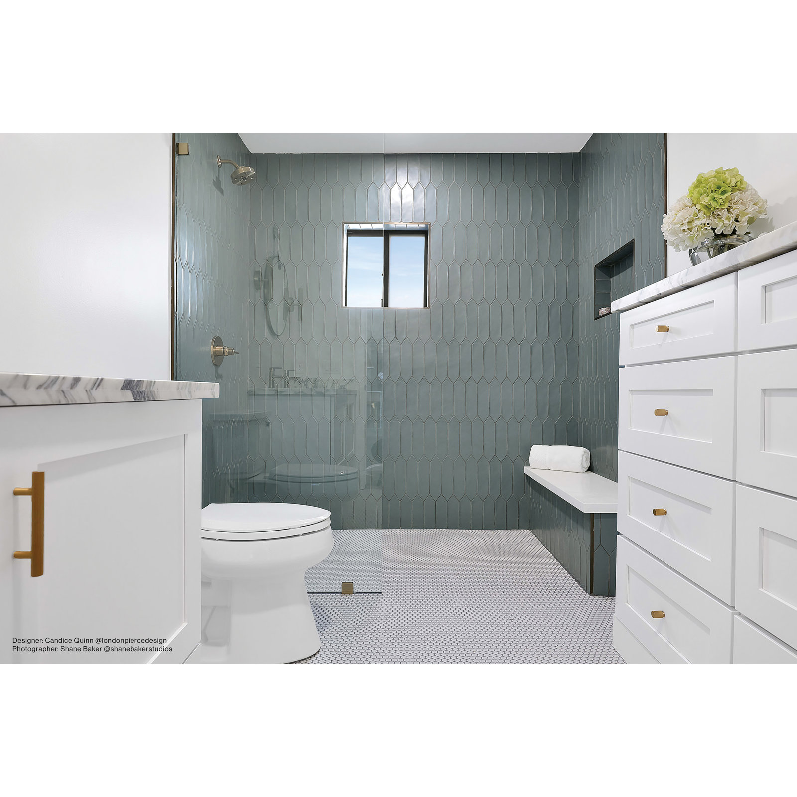 Reine 3" x 12" Ceramic Tile, Gentleman's Gray