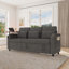 Upholstered 81 " Fabric Sofa-1882537616