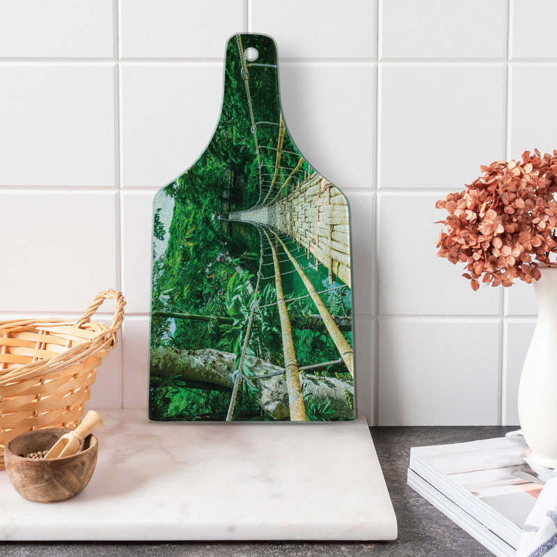 Planche à découper en verre trempé Ambesonne