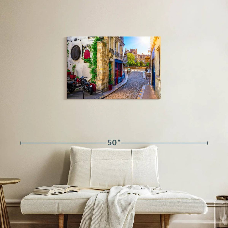 Ravi, vieille rue parisienne, H 20 po x l 30 po
