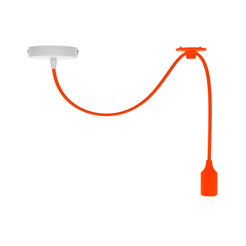 Audis 1 - Light Single Pendant, No, Orange