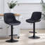 Swivel Upholstered Adjustable Height Bar Stool