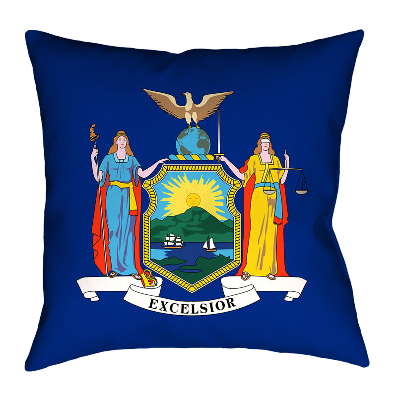 Drapeau de New York Katelyn Smith, 28 po x 28 po, Polyester