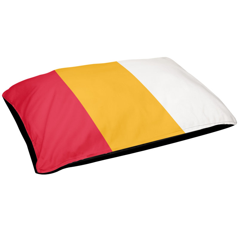 Coussin pour chien Indiana, Petit (l 28 po x P 18 po x H 6 po), Or