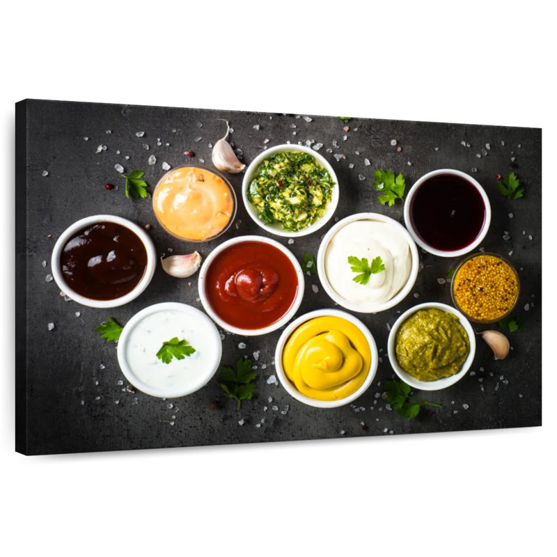 Yarlin Sauce Bowls, 26" H x 39" W