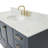 Flynt 55'' Single Bathroom Vanity with Carrara Marble Top-64627199