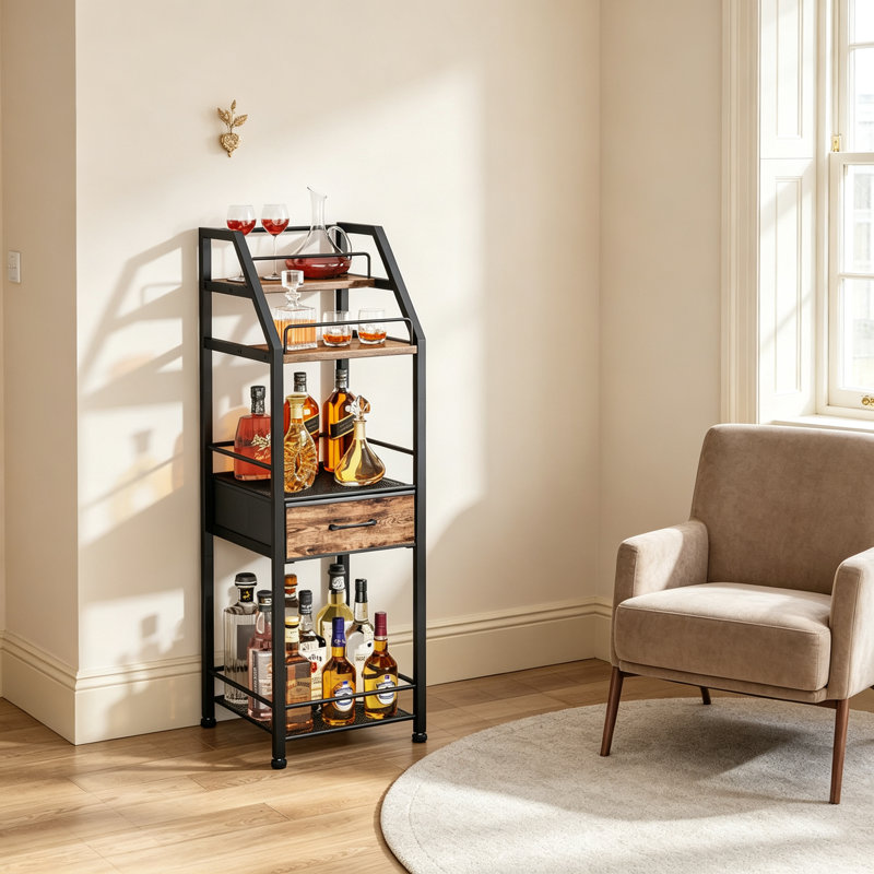 Wine Bottle & Glass Rack