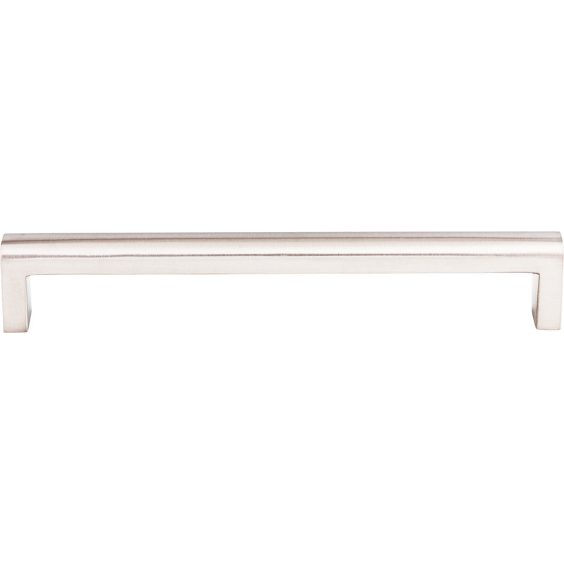 Ashmore 5 1/16" Center to Center Bar Pull, 7 9/16" Center to Center, Brushed Stainless Steel