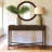 Fluted 2-Drawer Storage Console Table