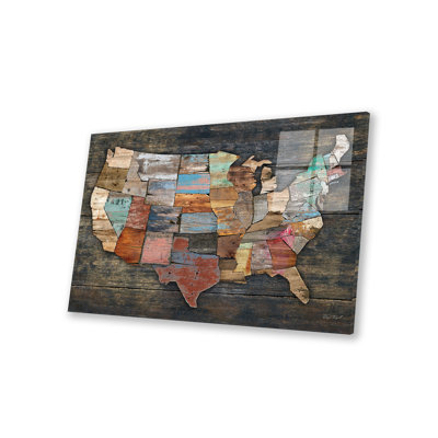 Carte des États-Unis I par Diego Tirigall