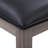 Benigni Upholstered Counter Stool with Solid Wood Frame