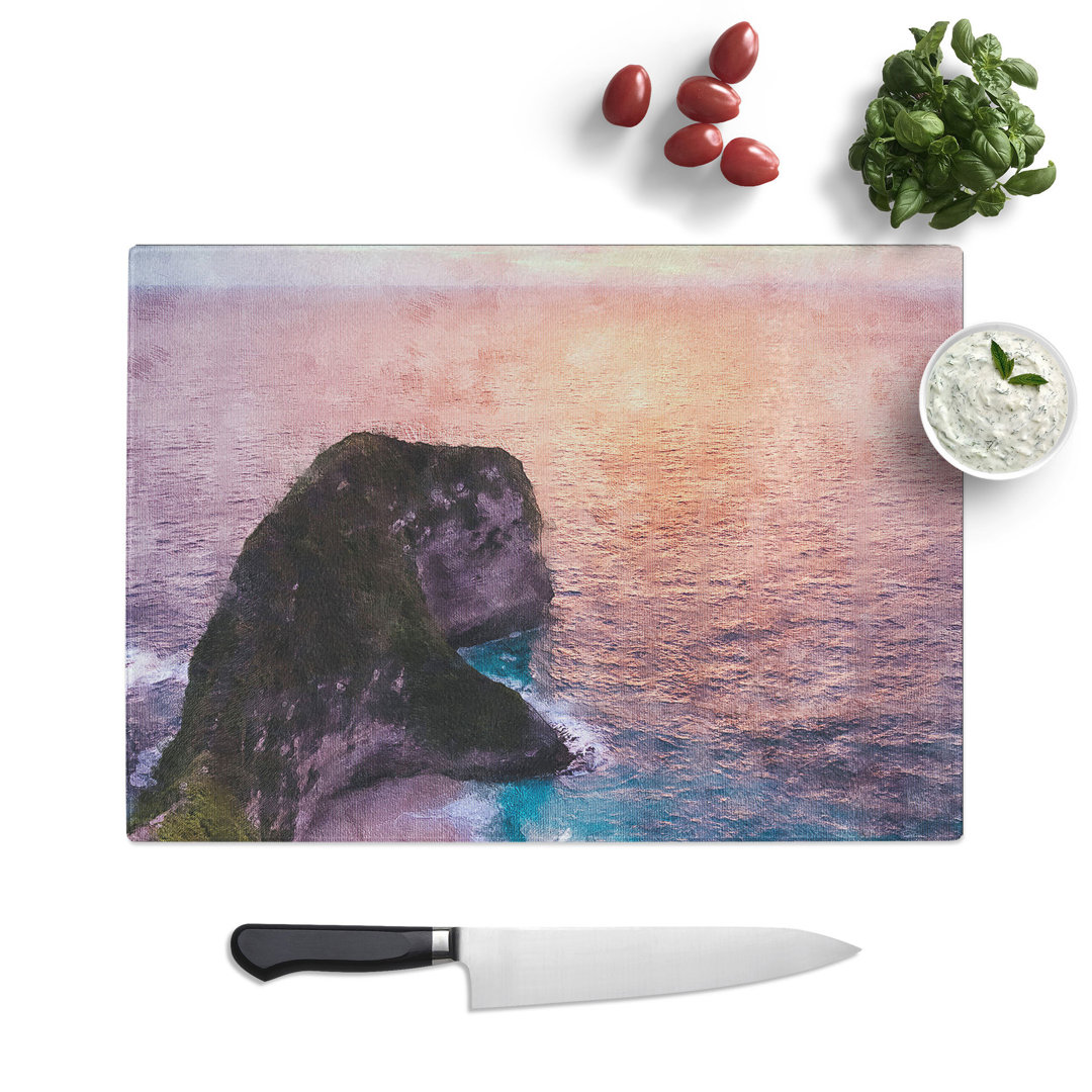 Nusa Penida Island in Indonesia Painting Chopping Board