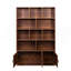 Bibliothèque de 70,87 po de hauteur avec 10 cubes et 3 portes, bibliothèque à 4 niveaux, bibliothèque ouverte avec armoire, rangement à cubes moderne pour le salon et le bureau
